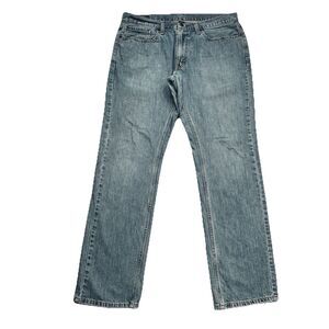 Levis 559 Relaxed Straight Jeans Mens 34 Measures 36x32.5 Blue Cotton Denim